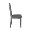 Liberty Furniture Newport Splat Back Side Chair (Set of 2) in Smokey Grey