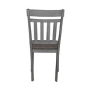 Liberty Furniture Newport Splat Back Side Chair (Set of 2) in Smokey Grey