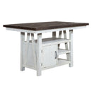 Farmhouse 5 Piece Gathering Table Set