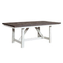 Farmhouse 7 Piece Trestle Table Set