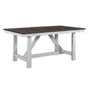 Farmhouse Optional 5 Piece Trestle Table Set