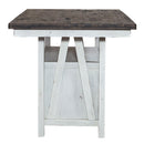 Farmhouse Gathering Table in White/Oak