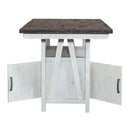 Farmhouse Gathering Table in White/Oak