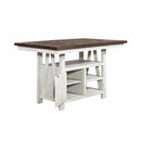 Farmhouse Gathering Table in White/Oak image