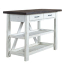 Farmhouse Server in White/Oak