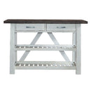 Farmhouse Server in White/Oak