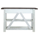 Farmhouse Server in White/Oak