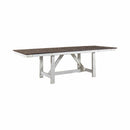 Farmhouse Trestle Table in White image