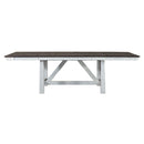 Farmhouse Trestle Table in White