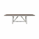Farmhouse Trestle Table in White image