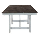 Farmhouse Trestle Table in White