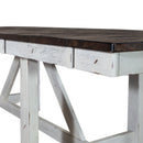 Farmhouse Trestle Table in White