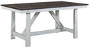 Liberty Furniture Farmhouse Trestle Table in White