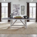Liberty Furniture Farmhouse Trestle Table in White