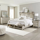 Ivy Hollow King California Mantle Storage Bed, Dresser & Mirror, Night Stand image