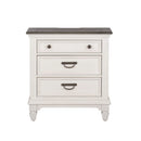Allyson Park Nightstand in Wirebrushed White image