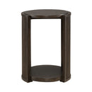 City View Chairside Table in Coffee Bean