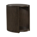 City View Chairside Table in Coffee Bean
