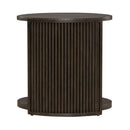 City View Chairside Table in Coffee Bean