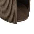 City View Chairside Table in Coffee Bean