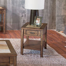 Liberty Furniture Mesa Valley Chair Side Table in Tobacco