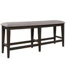 Double Bridge Counter Bench (RTA) in Dark Chestnut