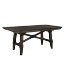 Double Bridge Opt 5 Piece Trestle Table Set