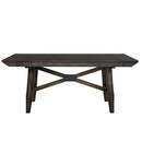 Double Bridge Opt 7 Piece Trestle Table Set