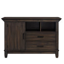 Double Bridge Sideboard in Dark Chestnut