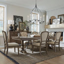 Americana Farmhouse Optional 7 Piece Trestle Table Set image