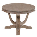 Greystone Mill Oval Cocktail Table in Stone White