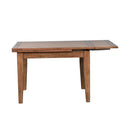 Treasures Retractable Leg Table in Rustic Oak Finish