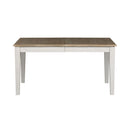 Summerville Rectangular Leg Table in White image