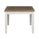 Summerville Rectangular Leg Table in White image