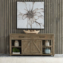Parkland Falls Sofa Table in Weathered Taupe image