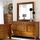 Grandpas Cabin King Sleigh Bed, Dresser & Mirror, Chest