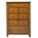 Grandpas Cabin Queen Sleigh Bed, Dresser & Mirror, Chest