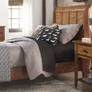 Liberty Furniture Grandpa's Cabin Youth Twin Sleigh Bed in Aged Oak