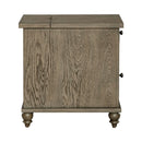 Americana Farmhouse Chair Side Table in Dusty Taupe image