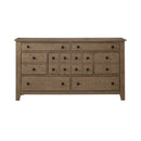 Liberty Furniture Grandpas Cabin 7 Drawer Dresser in Sandstone
