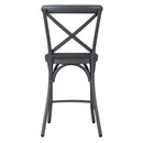 Liberty Furniture Vintage Series X Back Counter Chair in Grey
