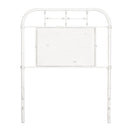 Liberty Furniture Vintage Series Full Metal Headboard in Antique White image