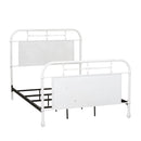 Vintage Series Twin Metal Bed in Antique White