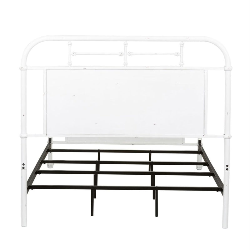 Liberty Furniture Vintage Series Twin Metal Bed in Antique White
