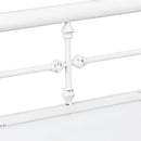 Vintage Series Twin Metal Bed in Antique White