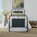 Liberty Furniture Vintage Series Twin Metal Bed in Navy