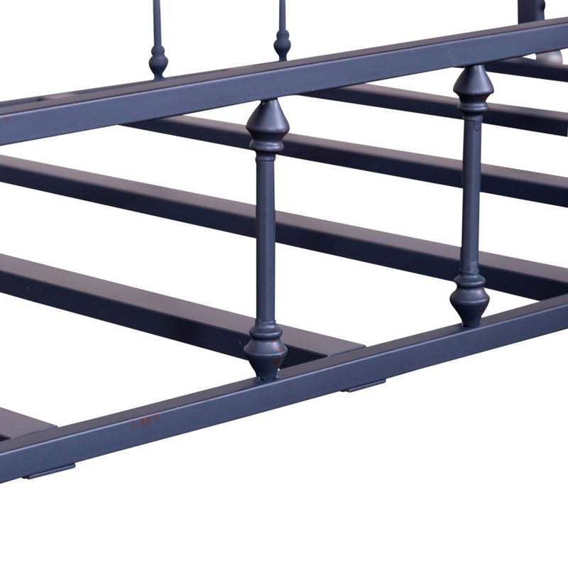 Liberty Furniture Vintage Series Twin Metal Trundle in Navy