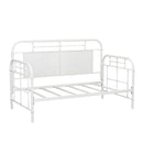 Vintage Series Twin Metal Bed in Antique White