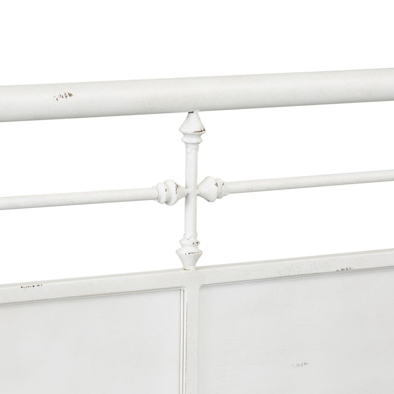 Liberty Furniture Vintage Series Twin Metal Bed in Antique White