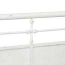 Vintage Series Twin Metal Bed in Antique White
